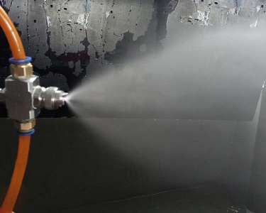 whether the water quality is suitable for high pressure atomizing spray equipment?
